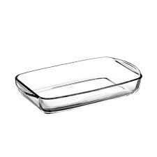 Pasabahce Borcam Rectangular Tray 1950cc Clear - Premium Bakeware from Pasabahce Essentials - Just $25!