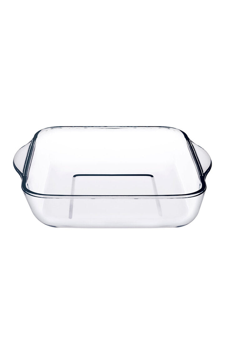 Pasabahce Borcam Square Tray 2000cc Clear - Premium Bakeware from Pasabahce Essentials - Just $30!