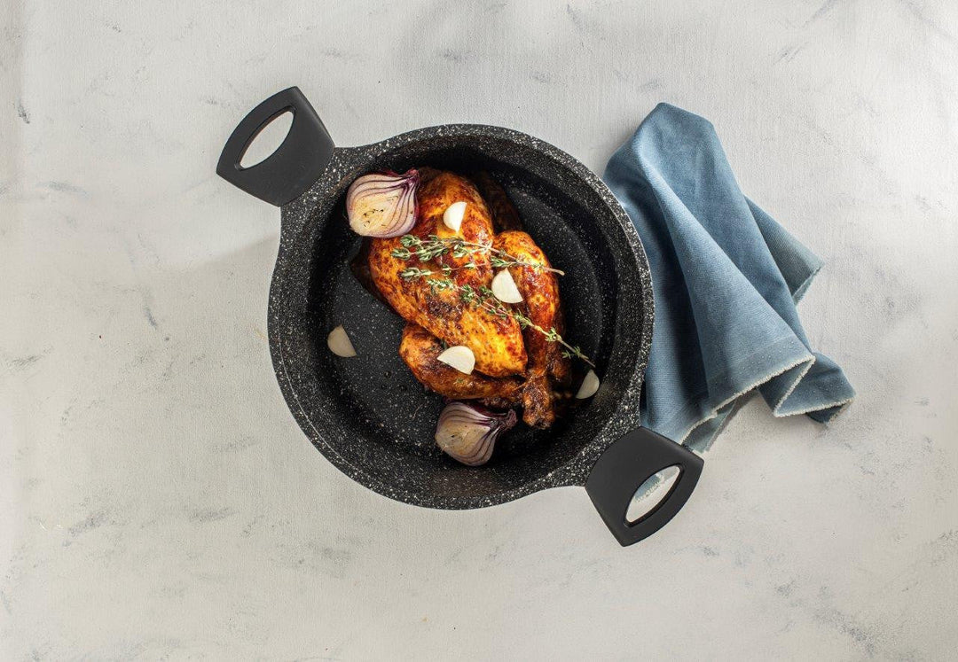 Sola Cast Aluminum Casserole with lid 28 cm - Premium Cookware from Sola - Just $630!