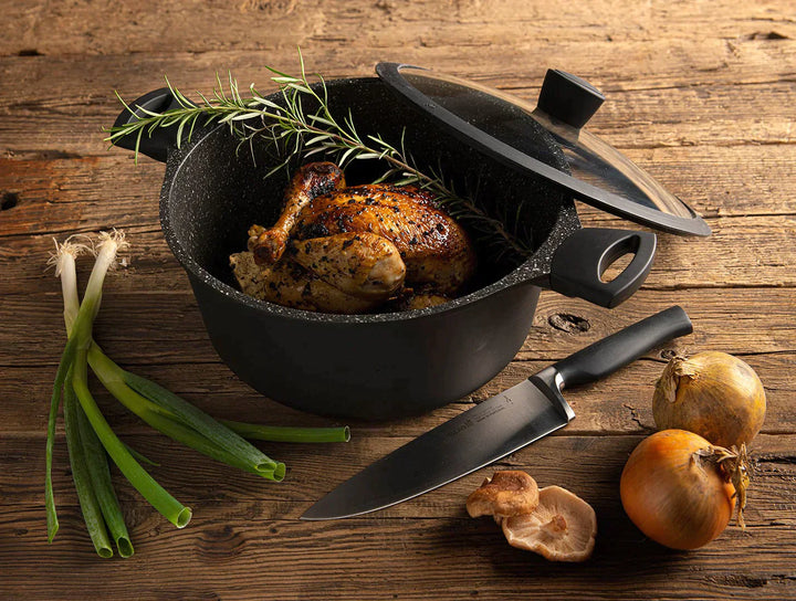 Sola Cast Aluminum Casserole with lid 20 cm - Premium Cookware from Sola - Just $390!