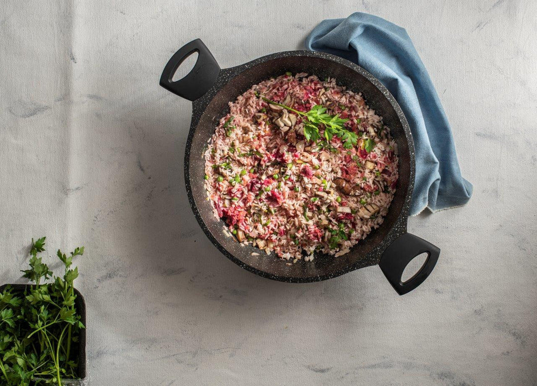 Sola Cast Aluminum Paella pan with lid 28 cm - Premium Cookware from Sola - Just $580!