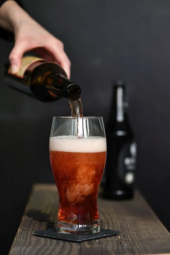 Krosno Dark Beer Pilsner Set of 6 Pcs 500cc - Premium Beer Glass from Krosno - Just $32.50!