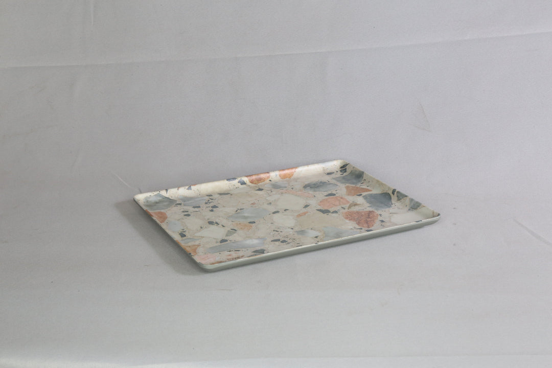 Efay Melamine Terrazzo Platter Corrase 1/2 Baker - Premium Platters from Efay - Just $35!