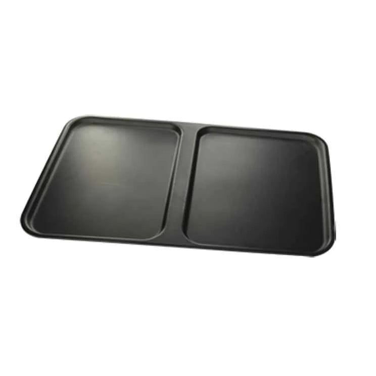 Efay Melamine Zen Tray 2 Compartment Black 21" Black - Premium Trays from Efay - Just $80!