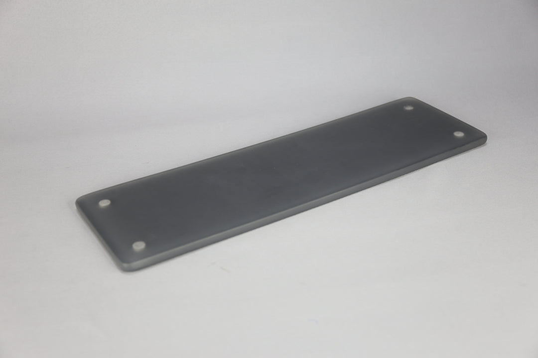 Efay Melamine Crystal Pastry Rectangular Tray 2/4 Grey - Premium Tray from Efay - Just $190!