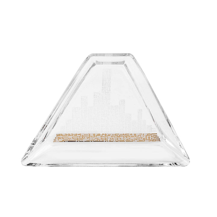 Dimlaj AbrajSet of 2 Pcs Triangular Plates Gold - Premium Plate from Abraj By Dimlaj - Just $200!