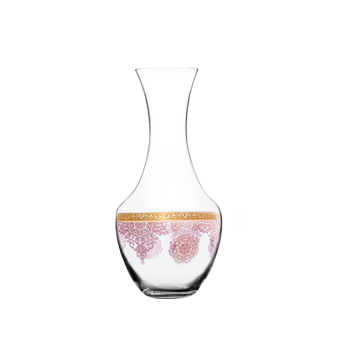 Dimlaj Selena Crystal Decanter (Gold & Pink) - Premium Decanters from Selena By Dimlaj - Just $148!