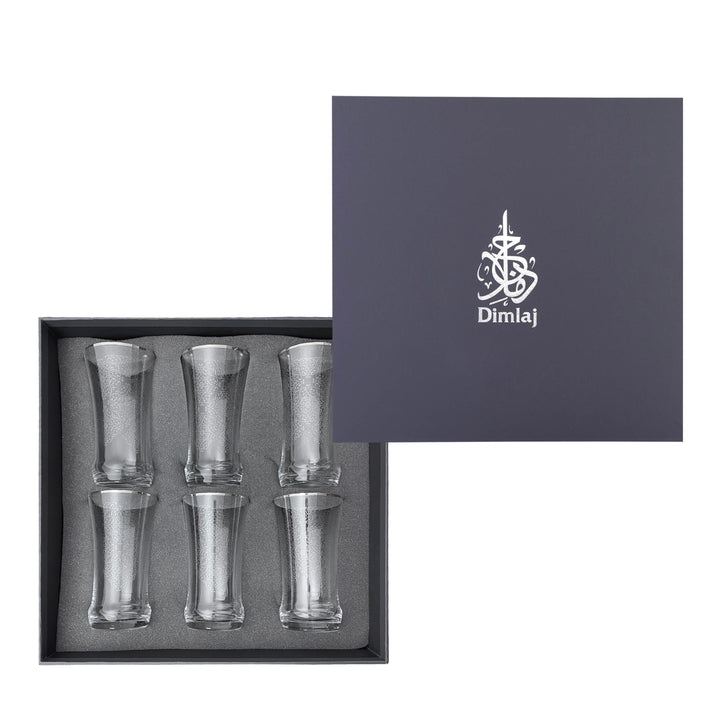 Dimlaj Perla Set of 6 Pcs Crystal Tumblers (Platinum) - Premium Tumblers from Perla By Dimlaj - Just $370!