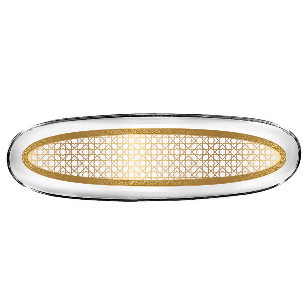 Dimlaj Cordoba Oval Plate Gold