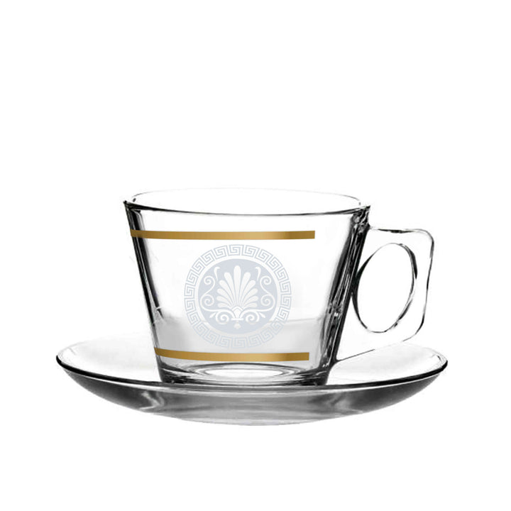 Dimlaj Touch Legend Set of 12 Pcs Coffee Cups and Saucers Gold - Premium Coffee Cups from Dimlaj Touch - Just $99!