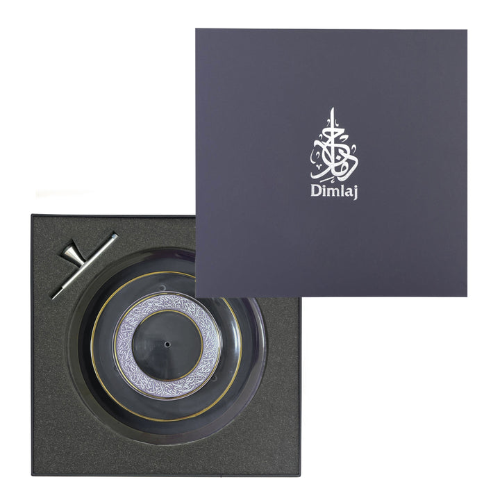 Dimlaj Nagham 3 Tiered Tray (Gold & Pink) - Premium Trays from Nagham By Dimlaj - Just $790!