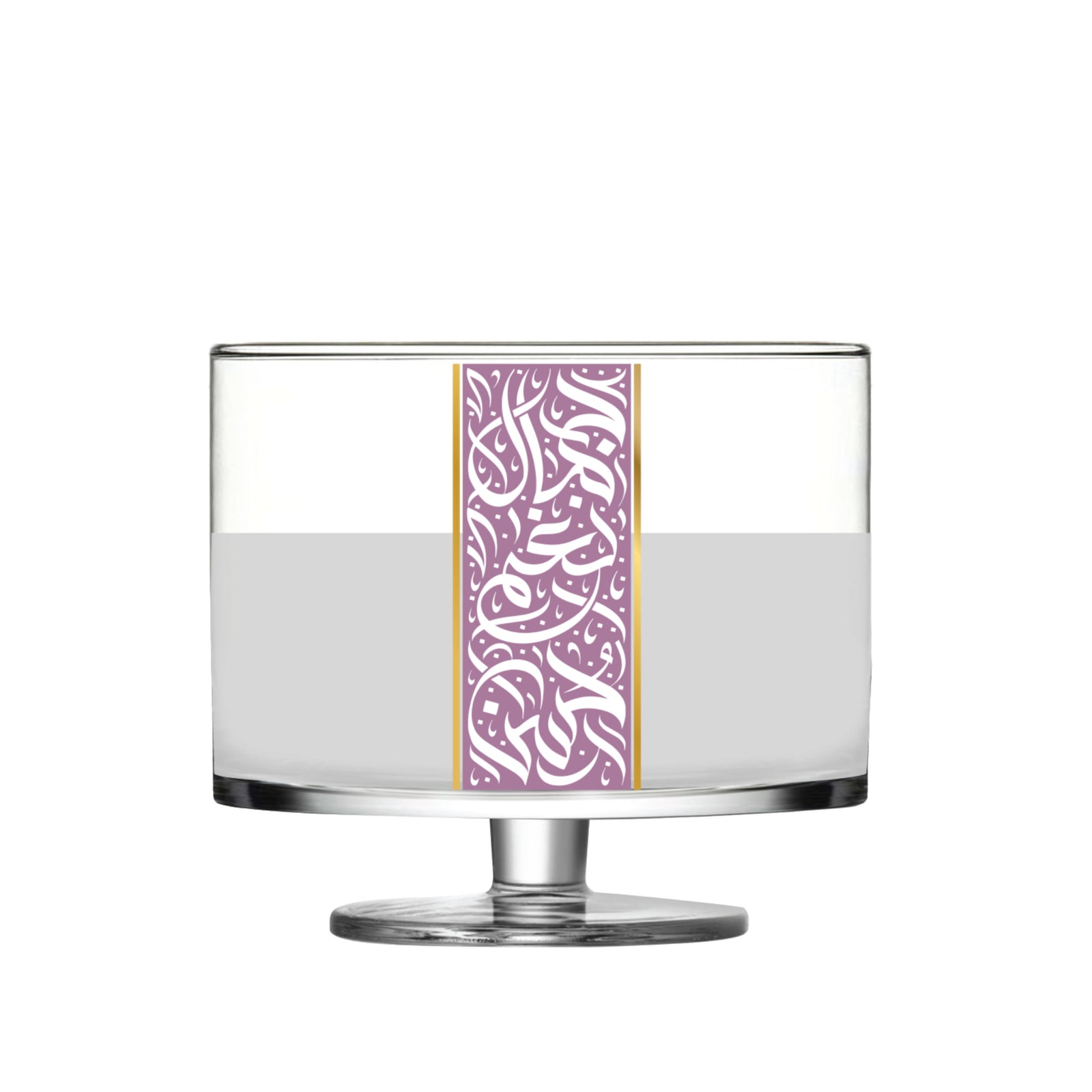 Dimlaj Nagham Footed Serving Bowl (Gold & Pink) - Premium  from Nagham By Dimlaj - Just $650!
