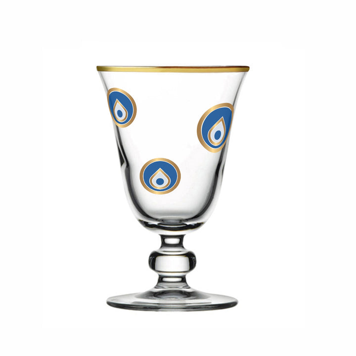 Dimlaj Charm Set of 6 Pcs Goblet Stems (Gold) - Premium Goblet Stemware from Charm By Dimlaj - Just $375!