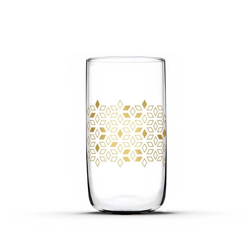 Dimlaj Touch Petal Set of 6 Pcs Long Tumblers Gold - Premium Tumblers from Dimlaj Touch - Just $135!