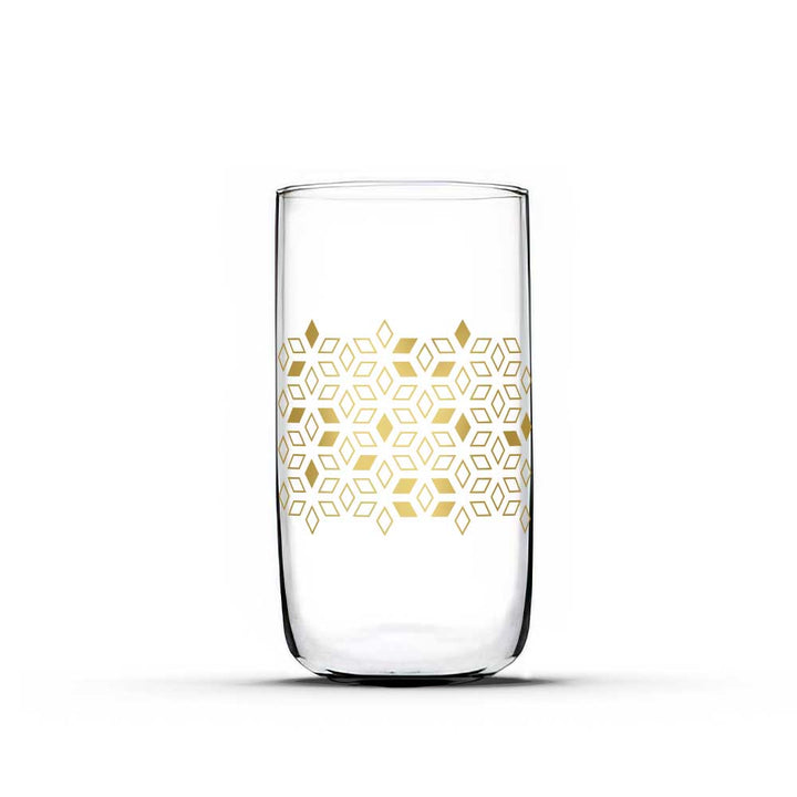 Dimlaj Touch Petal Set of 6 Pcs Long Tumblers Gold - Premium Tumblers from Dimlaj Touch - Just $135!