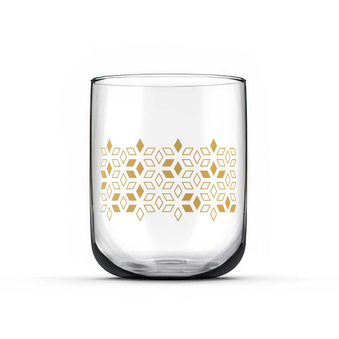Dimlaj Touch Petal Set of 6 Pcs Short Tumblers Gold - Premium Short Tumblers from Dimlaj Touch - Just $135!