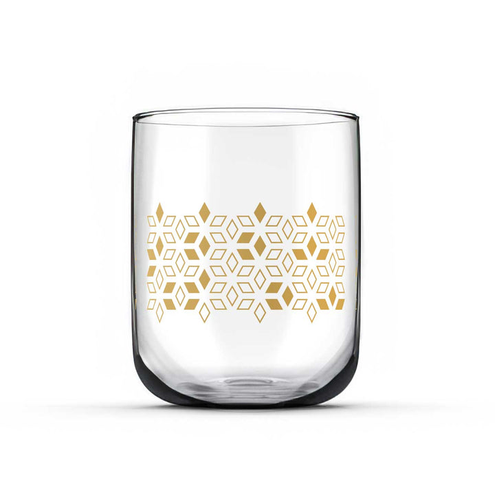 Dimlaj Touch Petal Set of 6 Pcs Short Tumblers Gold - Premium Short Tumblers from Dimlaj Touch - Just $135!