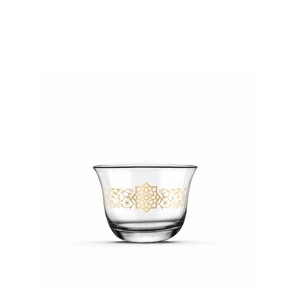 Dimlaj Touch Solo Set of 12 Pcs Cawa Cups Gold - Premium Cawa Cups from Dimlaj Touch - Just $135!