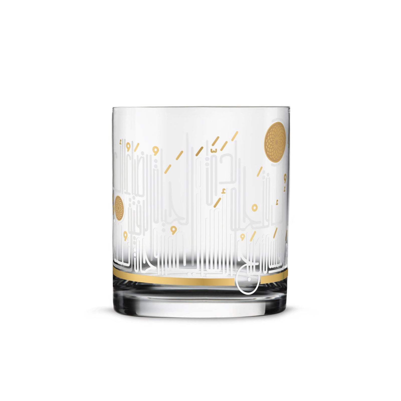 Dimlaj Hayat Set of 6 Pcs Crystal Tumblers (Gold) - Premium Short Tumblers from Hayat By Dimlaj - Just $525!