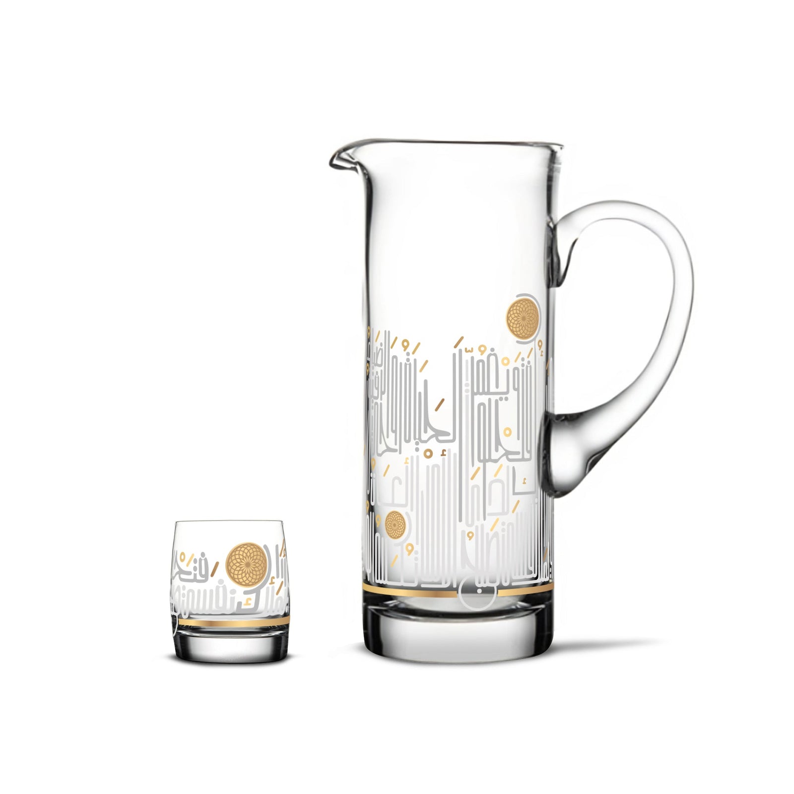 Dimlaj Hayat Set of 7 Pcs Drinkset (Gold) - Premium Drinkset from Hayat By Dimlaj - Just $950!