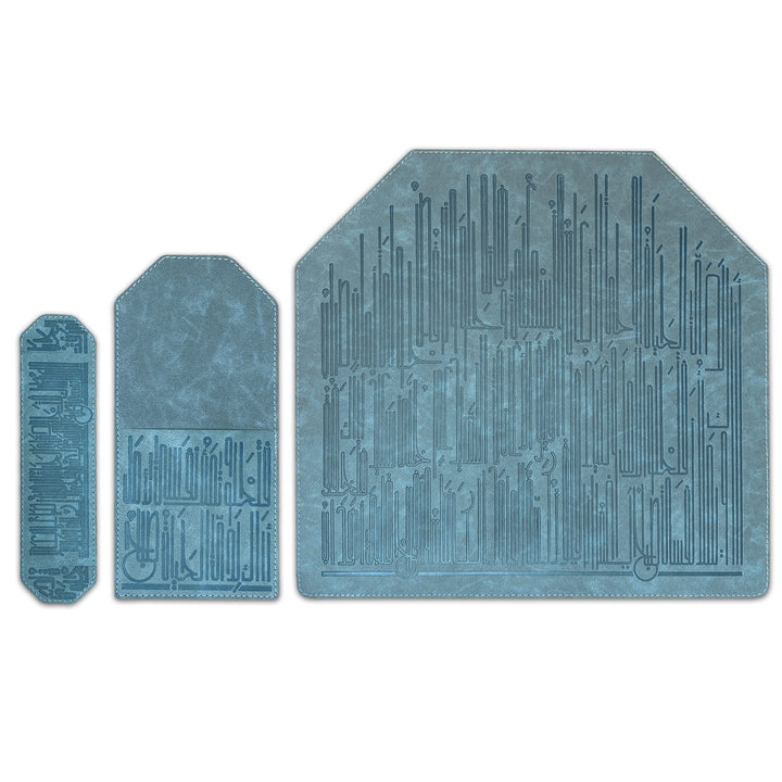 Dimlaj Hayat Table Accessories Set of 18 Pcs (Stone Blue) - Premium Accessories from Hayat By Dimlaj - Just $500!