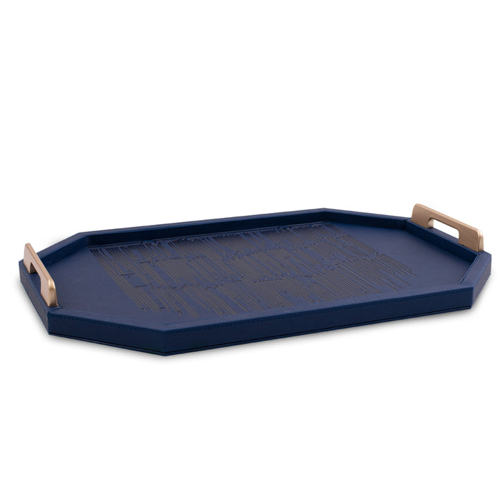 Dimlaj Hayat Serving Tray (Navy Blue) - Premium Trays & Accessories from Hayat By Dimlaj - Just $600!