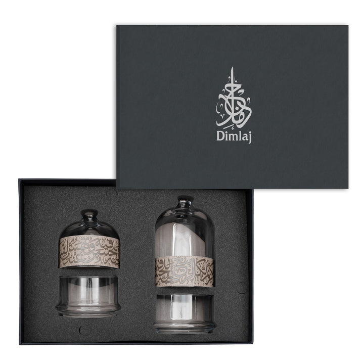 Dimlaj Kareem Set of 3 Pcs Serving Bowls With Stand (Beige) - Premium Serving Bowls from Kareem By Dimlaj - Just $375!