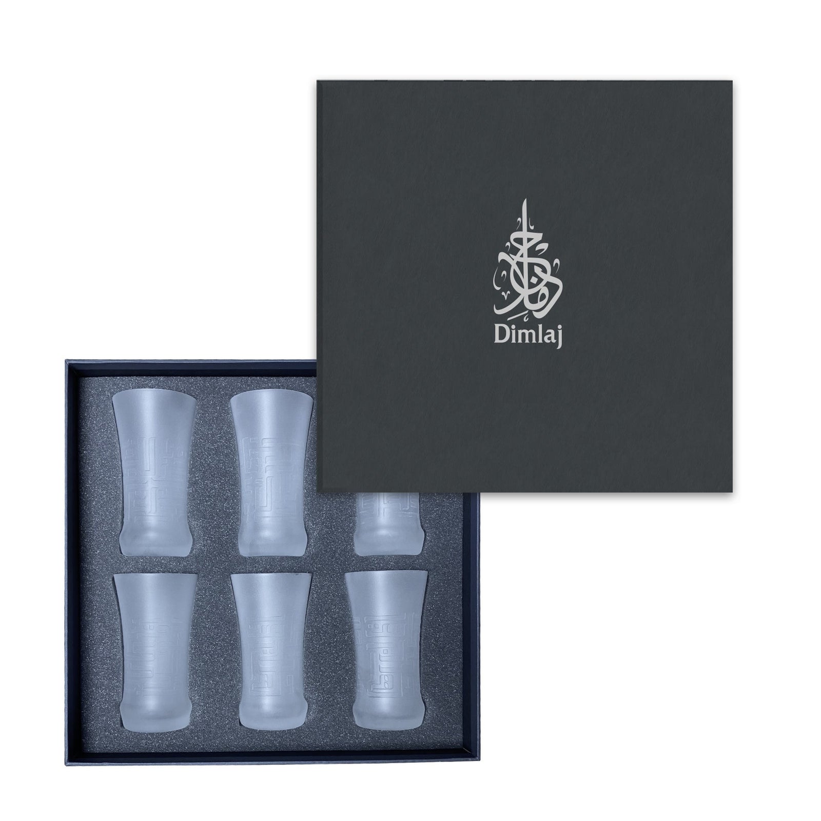 Dimlaj Dar Set Of 6 Pcs Tumblers (Frosted) - Premium Tumblers from Dar By Dimlaj - Just $650!