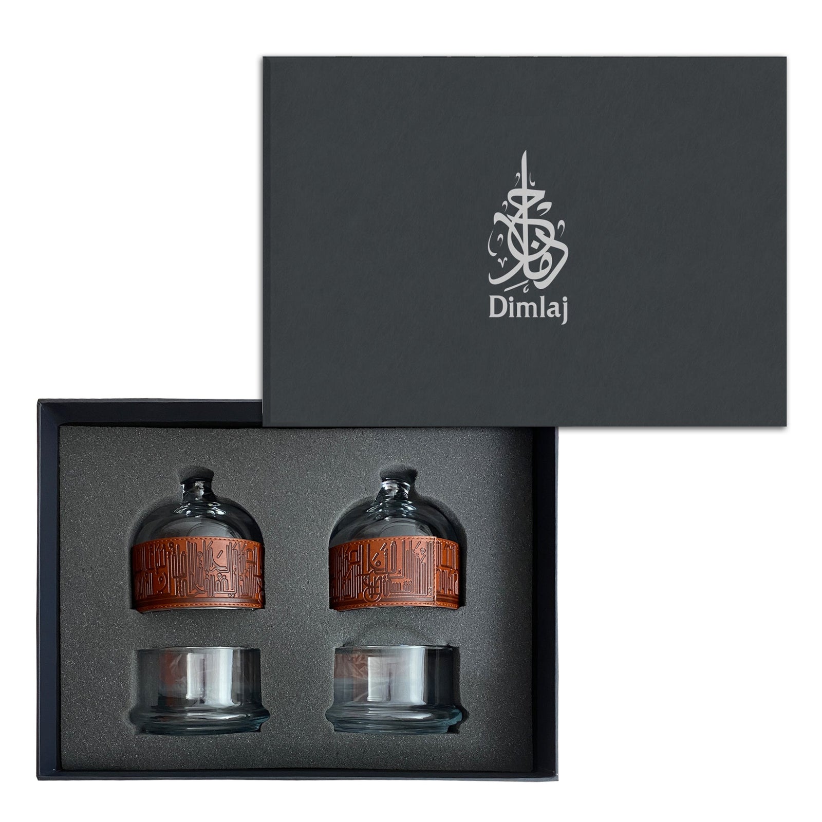 Dimlaj Hayat Set of 3 Pcs Serving Bowls With Tray (Brown) - Premium Serving Bowls from Hayat By Dimlaj - Just $375!