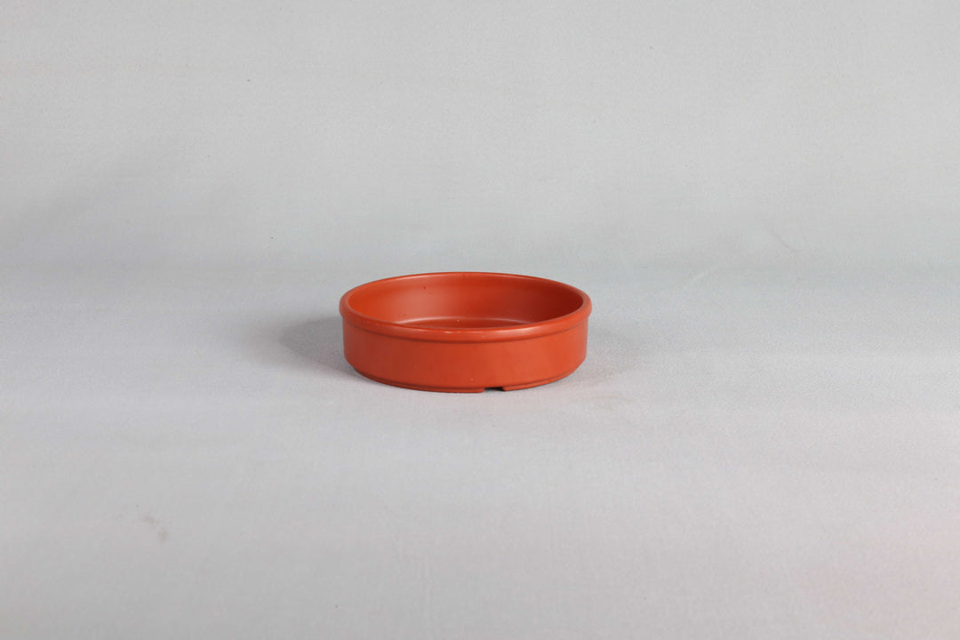 Efay Melamine Terracotta Round Dish 5.4" Red - Premium Bowls from Efay - Just $15!