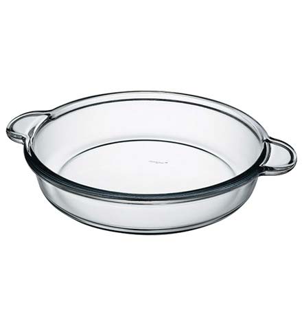 Pasabahce Borcam Round Tray 1850cc Clear - Premium Bakeware from Pasabahce Essentials - Just $25!