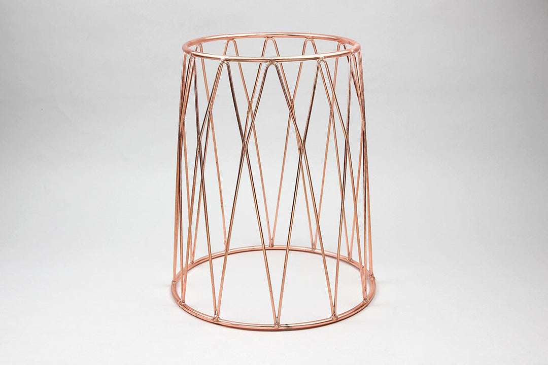 Efay Diamond Crown Stand 12" Red Copper - Premium Stands from Efay - Just $50!