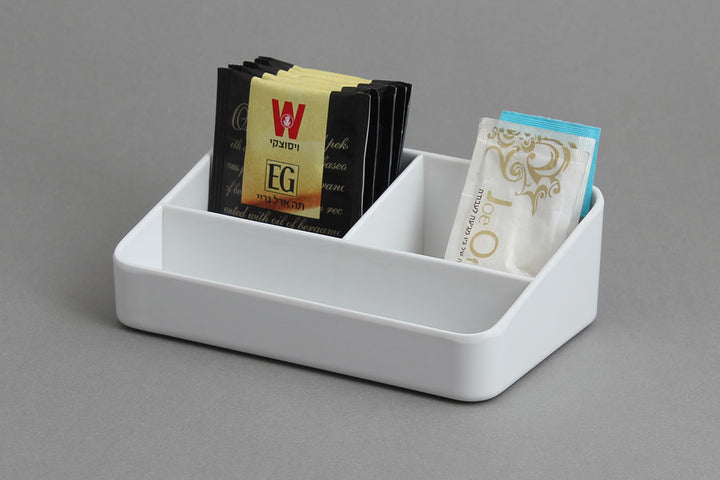 Efay 3 Compartment Beverage Box Ivory - Premium Compartment Box from Efay - Just $10!
