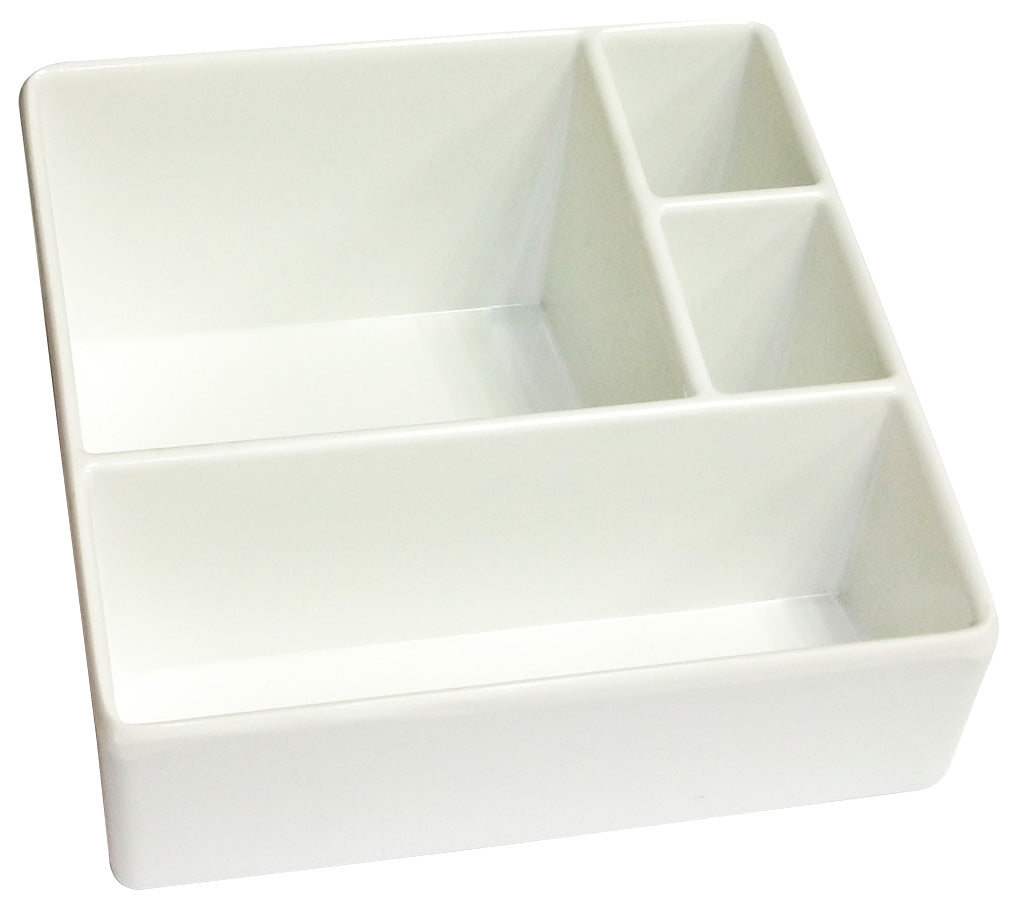 Efay 4 Compartment Beverage Box Ivory - Premium compartment Box from Efay - Just $15!