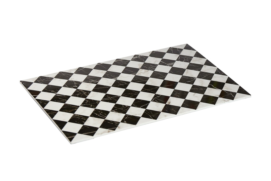 Efay Malamine Marble Versailles Footed Platter 1/1 - Premium Platters from Efay - Just $105!
