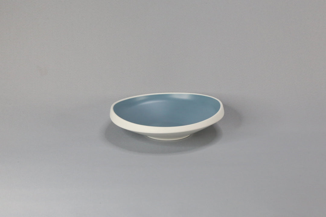 Efay Melamine Taiji Oval Platter 10" Smoke Blue - Premium Platter from Efay - Just $40!