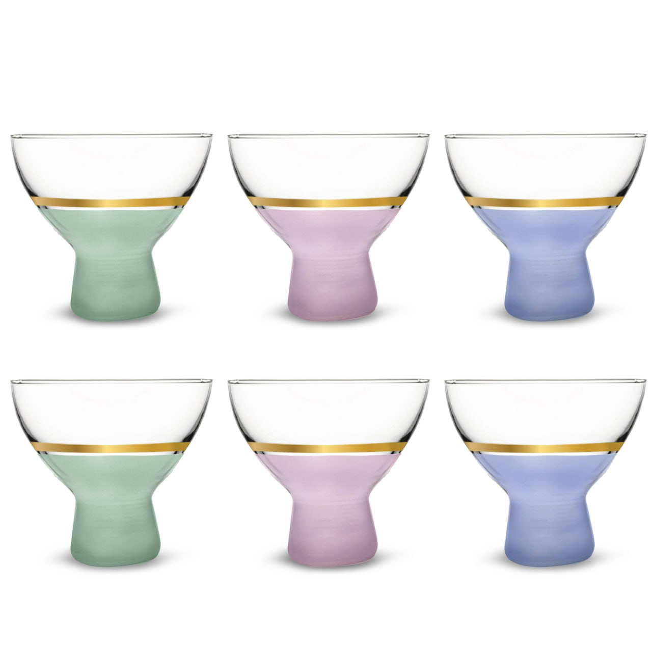 Dimlaj Touch Luminous Set of 6 Pcs Ice Cream Cups - Premium Ice Cream Cups from Dimlaj Touch - Just $135!