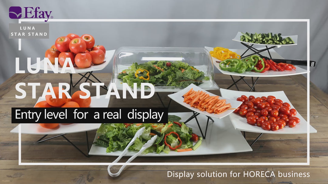 Efay 3D Non Slip Display Stand 8" Black