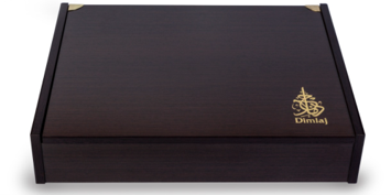 Dimlaj 24 Pcs cutlery Set - silver with gold line premium wooden gift box no - Premium Cutlery from Dimlaj - Just $445!