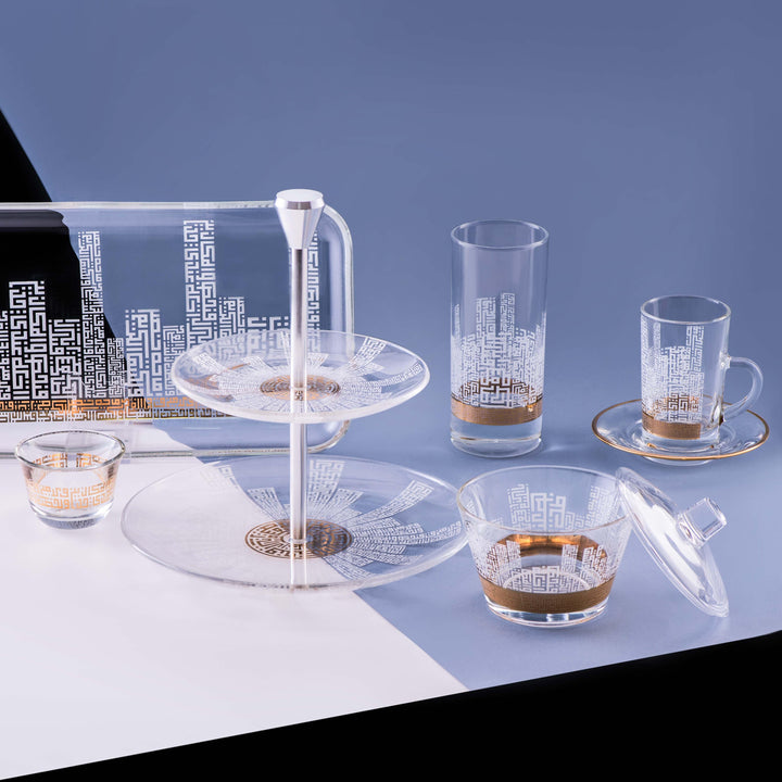 Dimlaj Abraj Set of 6 Pcs Tumblers (Gold) - Premium Tumblers from Abraj By Dimlaj - Just $210!