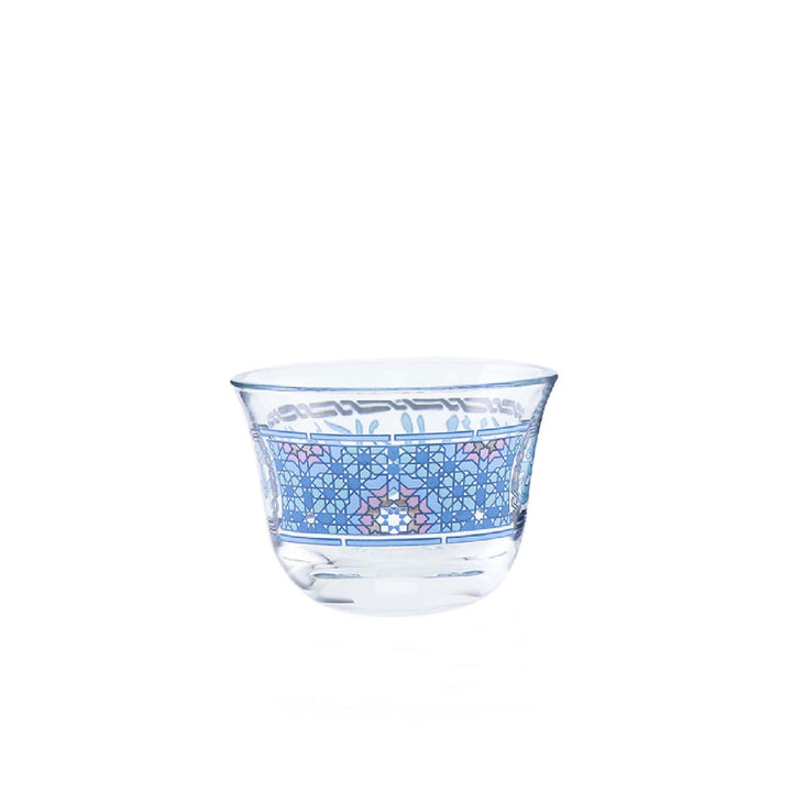 Dimlaj Melange Set of 6 Pcs Cawa Cups (Platinum & Blue) - Premium Cawa Cups from Melange By Dimlaj - Just $200!