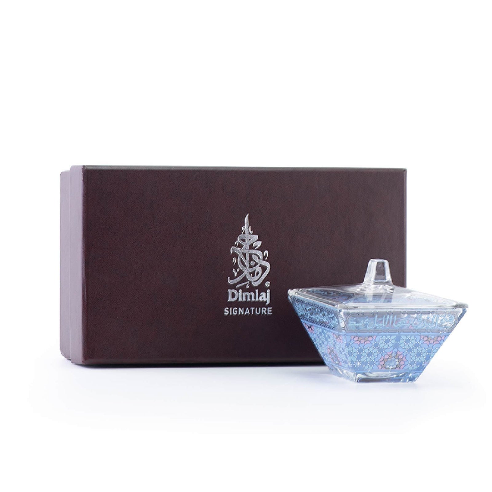 Dimlaj Melange Sugar Bowl with Lid (Platinum & Blue) - Premium Sugar Bowls from Melange By Dimlaj - Just $160!
