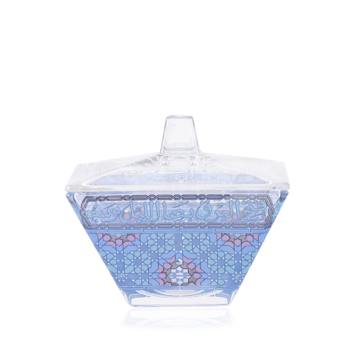 Dimlaj Melange Sugar Bowl with Lid (Platinum & Blue) - Premium Sugar Bowls from Melange By Dimlaj - Just $160!