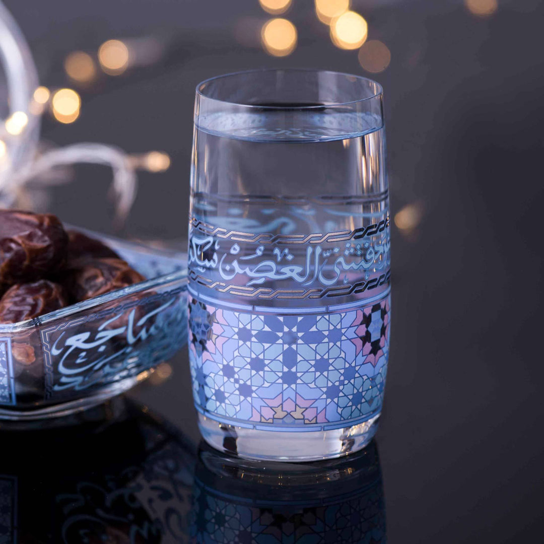 Dimlaj Melange Set of 6 Pcs Tumblers (Platinum & Blue) - Premium Tumblers from Melange By Dimlaj - Just $315!