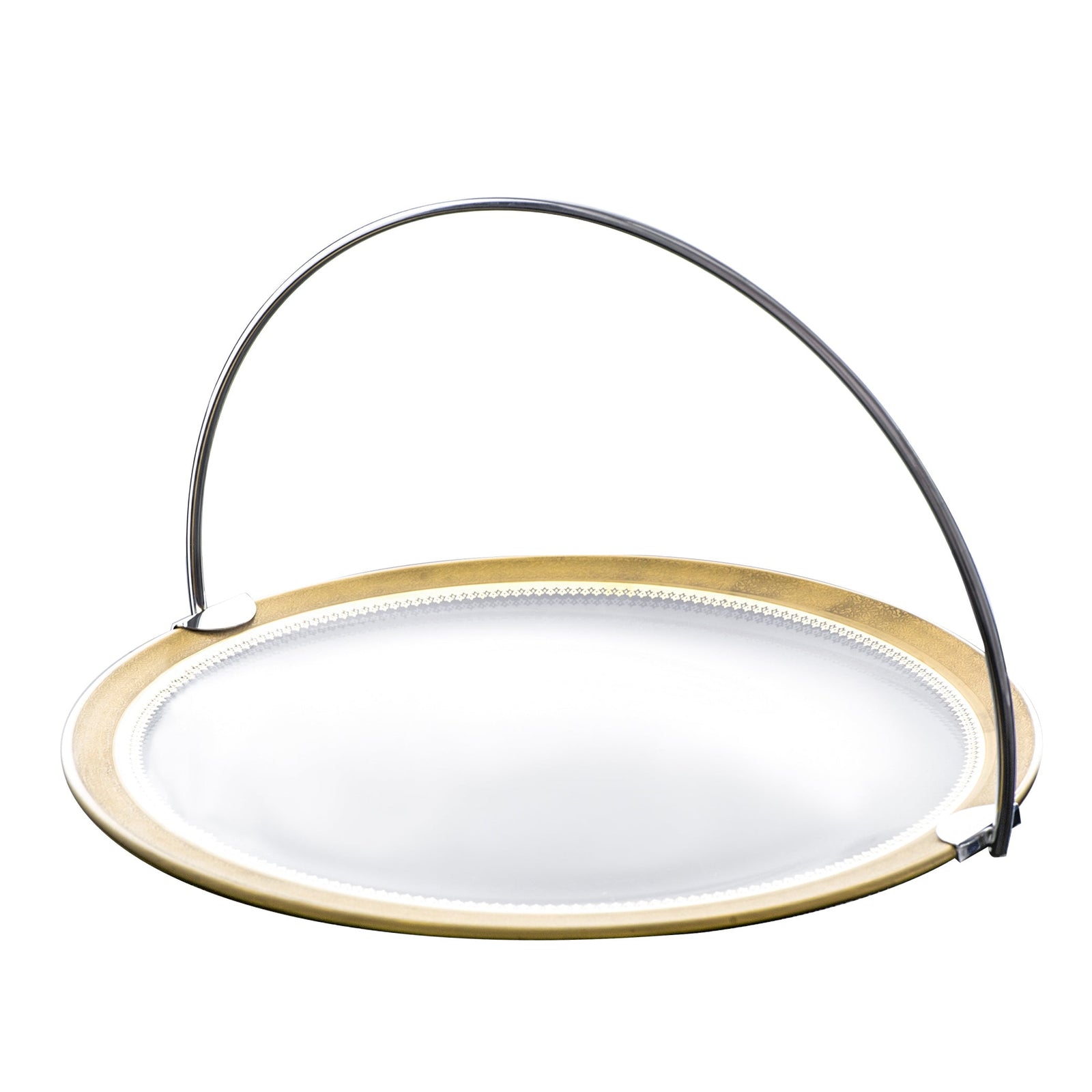 Dimlaj Cordoba Large Serving Tray with Handle (Gold) - Premium Stands from Cordoba By Dimlaj - Just $210!