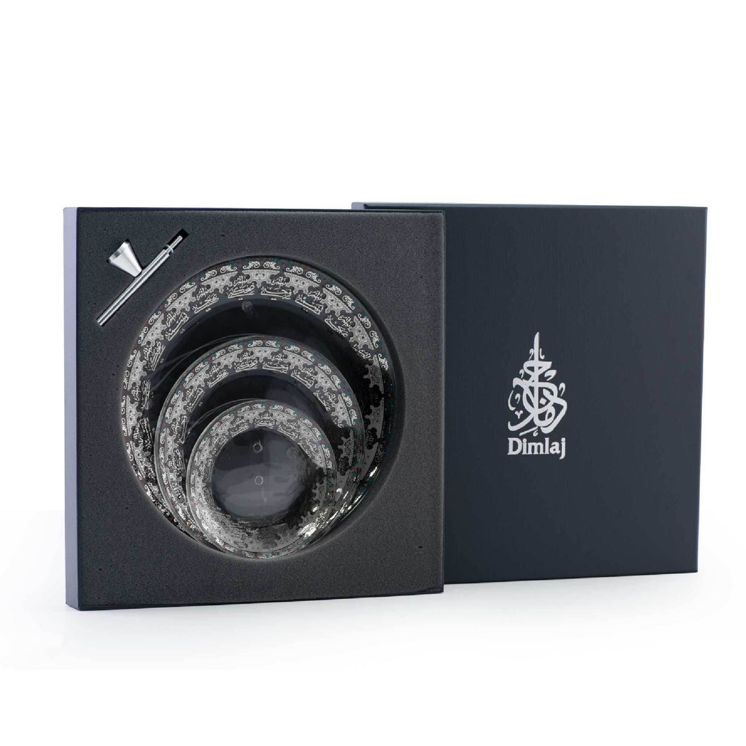 Dimlaj Suroor 3 Tiered Tray (Platinum) - Premium Stands from Suroor By Dimlaj - Just $265!