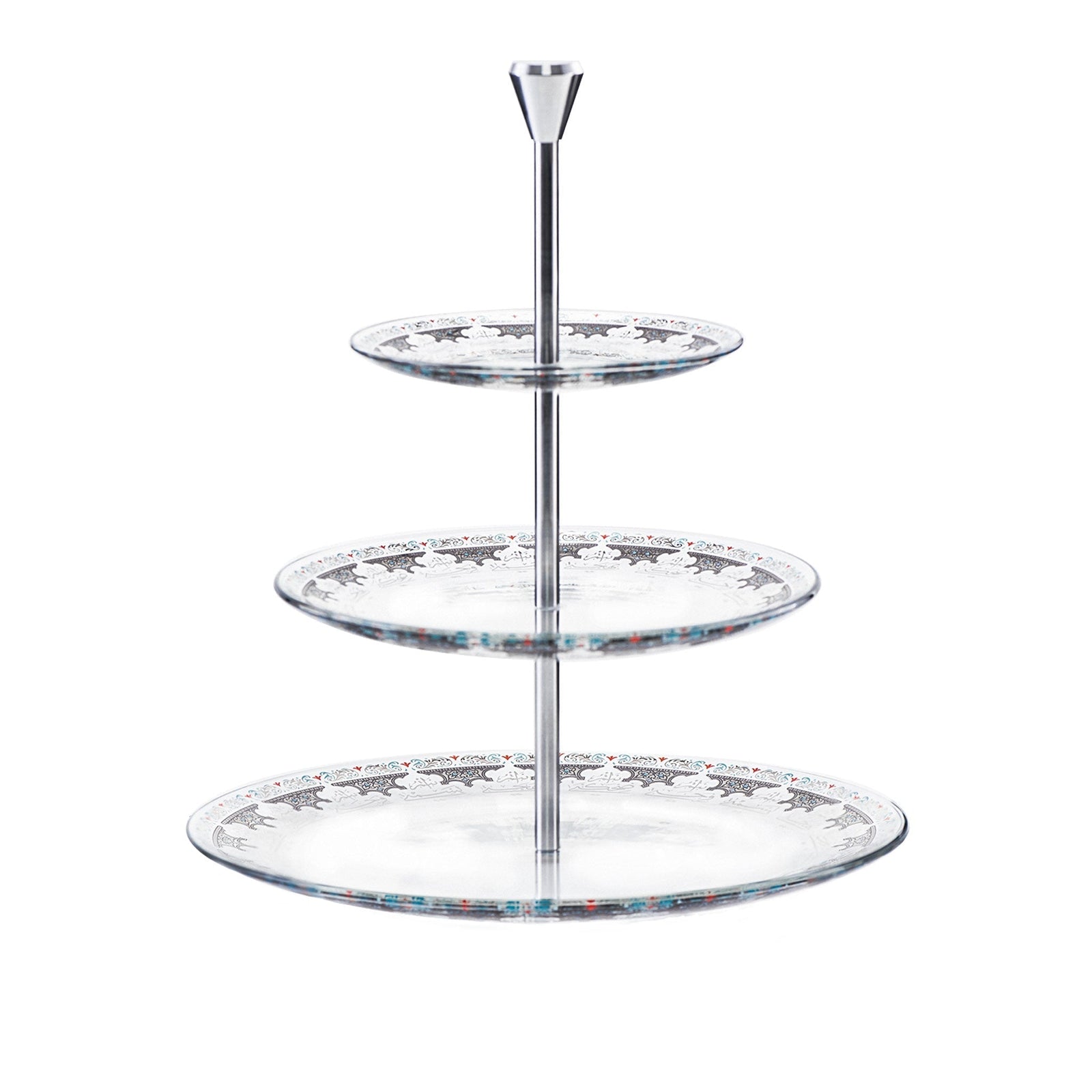 Dimlaj Suroor 3 Tiered Tray (Platinum) - Premium Stands from Suroor By Dimlaj - Just $265!