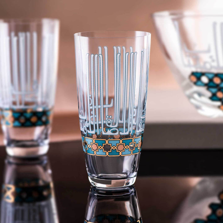 Dimlaj Asala Set of 6 Pcs Tumblers (Gold & Green) - Premium Tumblers from Asala By Dimlaj - Just $265!