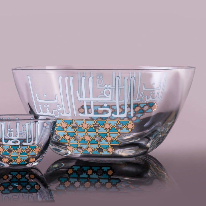 Dimlaj Asala Large Serving Bowl (Gold & Green) - Premium Serving Bowls from Asala By Dimlaj - Just $265!