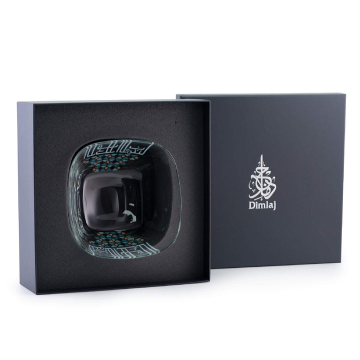 Dimlaj Asala Large Serving Bowl (Gold & Green) - Premium Serving Bowls from Asala By Dimlaj - Just $265!